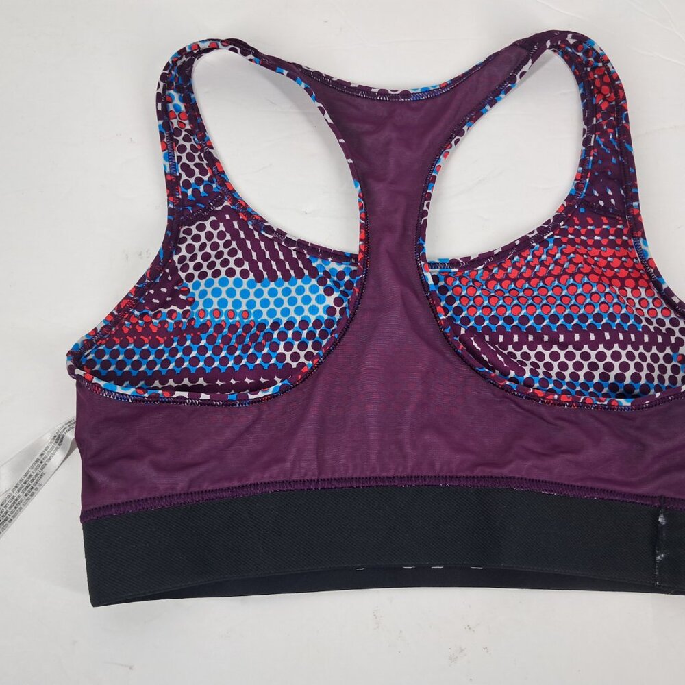 VSX Victoria's Secret Multi-Color Purple Blue Red Racer Back Sports Bra Medium - Picture 6 of 7